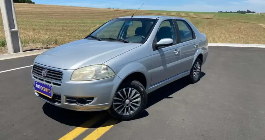 Fiat Siena EL 1.0 mpi Fire Flex 8V 4p  - Prata - 2009/2010