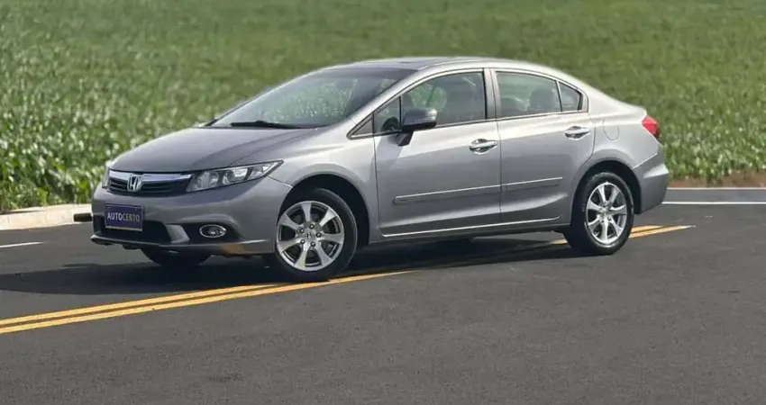 Honda Civic Sedan EXS 1.8/1.8 Flex 16V Aut. 4p  - Cinza - 2012/2013