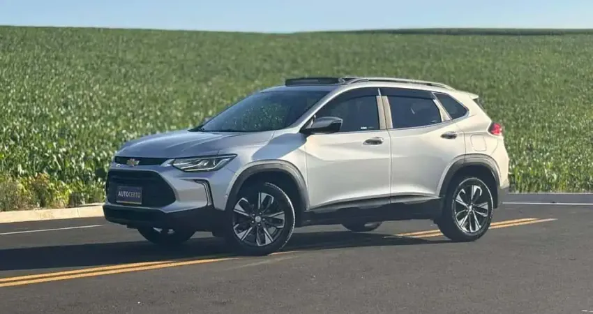 Chevrolet Tracker Premier 1.2 Turbo 12V Flex Aut.  - Prata - 2022/2023