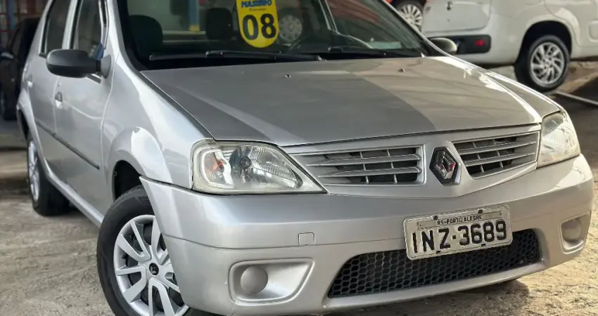 Renault Logan 4 cilindros ano 2008 COMPLETO!