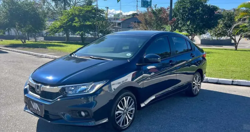 Honda City Sedan LX 1.5 Flex 16V 4p Aut.  - Azul - 2020/2021