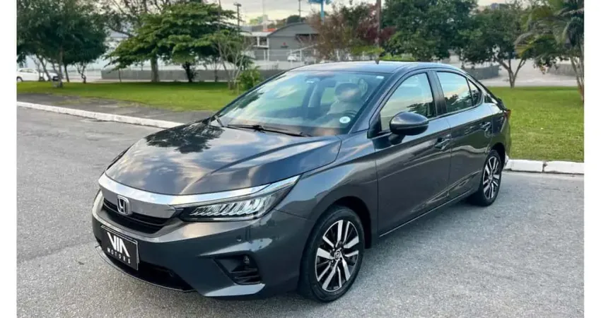 Honda City Sedan Touring 1.5 Flex 16V 4p Aut.  - Cinza - 2023/2024