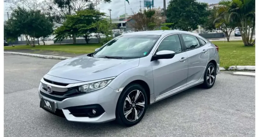 Honda Civic Sedan EXL 2.0 Flex 16V Aut.4p  - Prata - 2016/2017