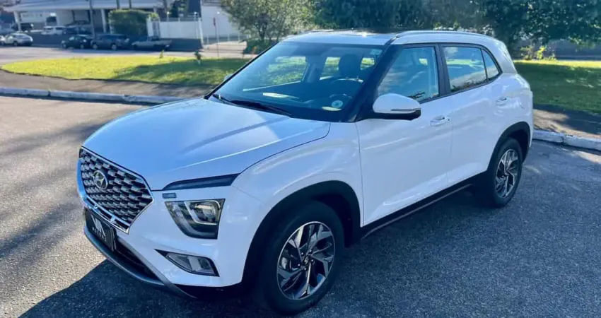 Hyundai Creta Platinum 1.0 TB 12V Flex Aut.  - Branca - 2022/2023