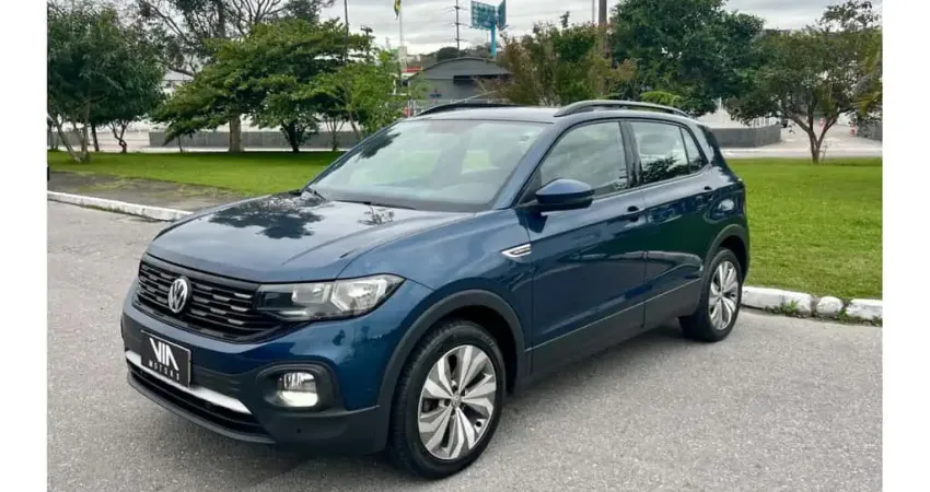 Volkswagen T-Cross Comfor. 200 TSI 1.0 Flex 5p Aut.  - Azul - 2019/2020