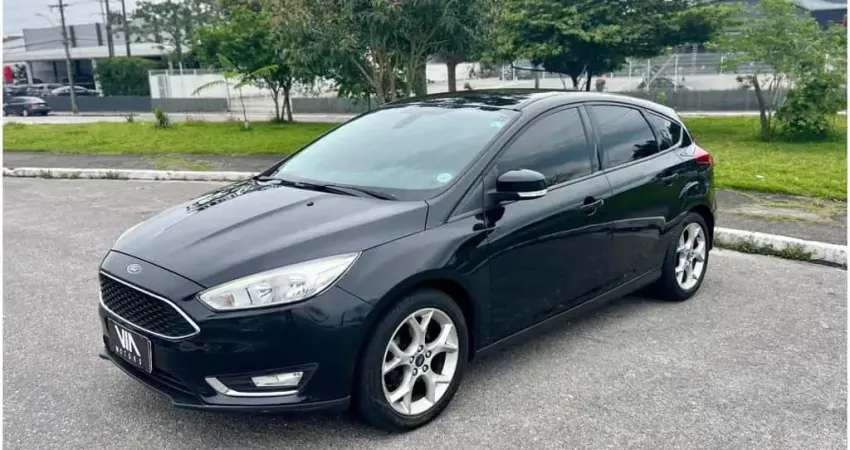 Ford Focus SE PLUS 1.6 Flex - Preta - 2018/2018