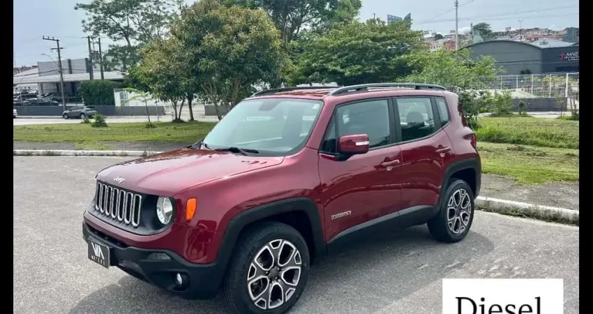 Jeep Renegade LONGITUDE  2.0 4X4 DIESEL - Vermelha - 2017/2018