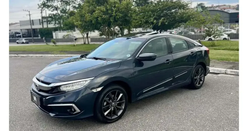 Honda Civic TOURING 1.5 TURBO - Azul - 2019/2020