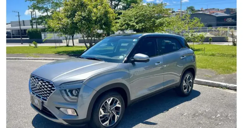 Hyundai Creta PLATINUM 1.0 TURBO - Cinza - 2021/2022