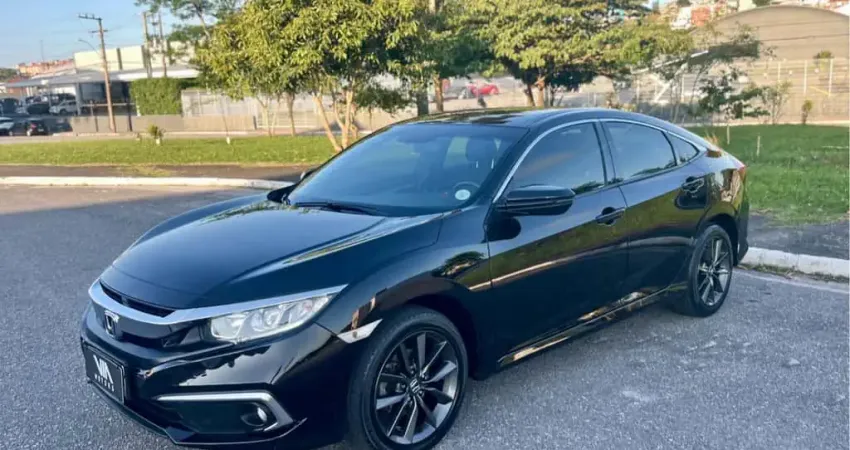 Honda Civic SEDAN EXL 2.0 FLEX - Preta - 2019/2020