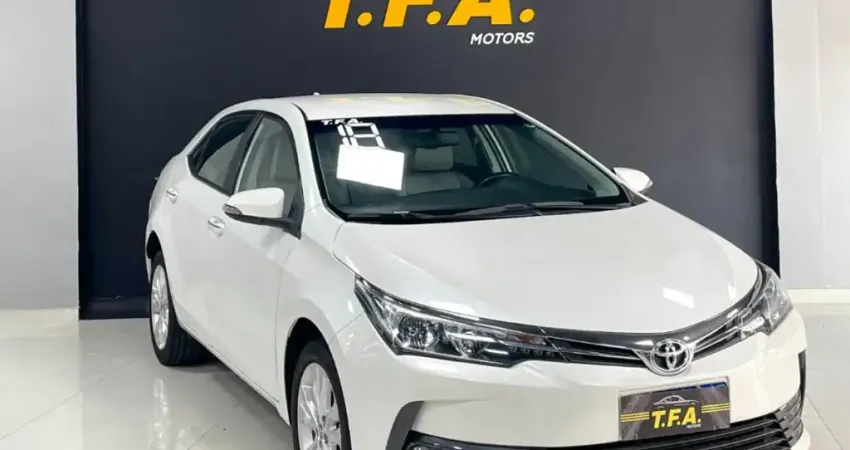 TOYOTA COROLLA XEI 2018, 2.0 COMPLETO, BANCOS DE COURO, DOCUMENTAÇAO EM NOME DA EMPRESA