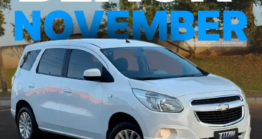 CHEVROLET SPIN LT 1.0 2013 COM CAMBIO AUTOMÁTICO AT6 - SUPER INTEIRA