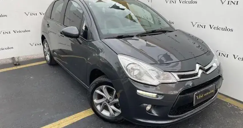 CITROEN C3 TENDANCE 2014 1.5 FLEX! COMPLETO, COM TETO PANORÂMICO!