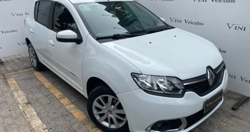 RENAULT SANDERO EXPRESSION 2017 1.6 FLEX COMPLETO! IMPECÁVEL!
