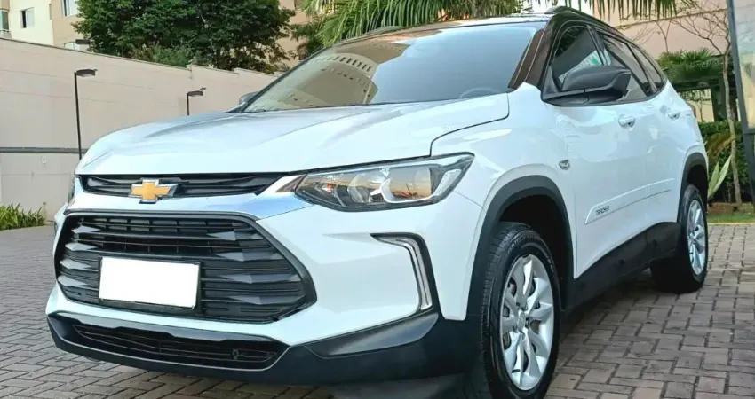 Chevrolet Tracker LT 1.0 Turbo Automática 2021 Branca - Revisões Concessionária, Pneus Novos e Abaix