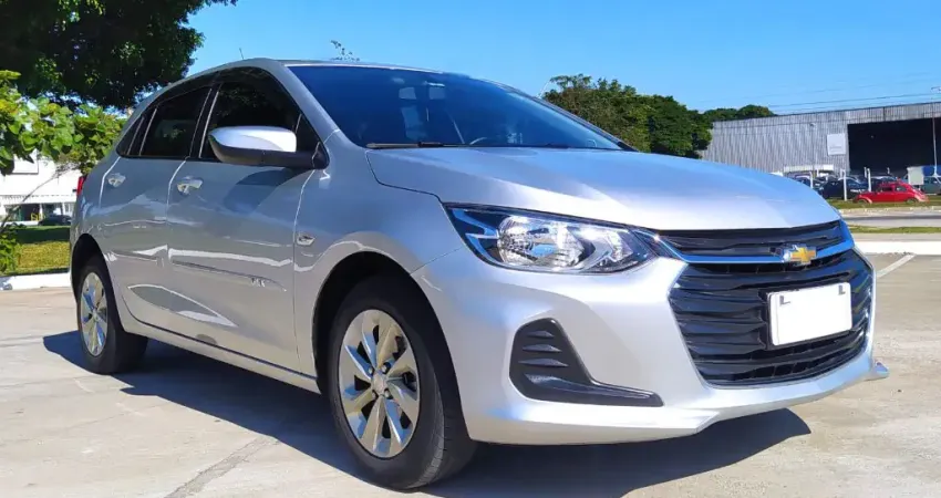 Chevrolet Onix LT 1.0 Turbo 2021 Prata - Impecável e Perícia Aprovada - Facilita Autos Jacareí