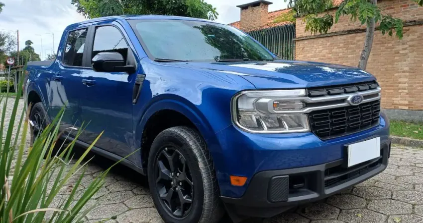  Ford Maverick Lariat FX4 2.0 Ecoboost 2024 Azul - Único Dono, Revisada na Ford e na Garantia de Fáb