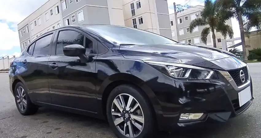 Nissan Versa Advance 1.6 Automático 2022 Preto - Revisado, Abaixo da FIPE e Perícia Aprovada - Facil