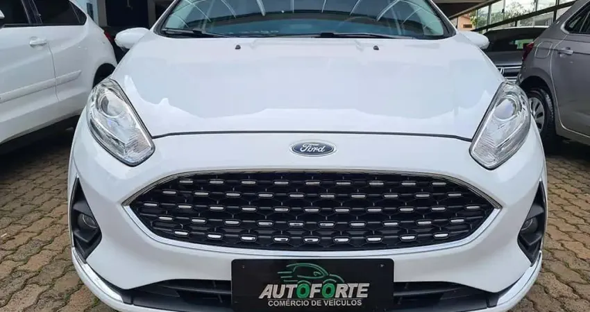 Ford Fiesta 1.6 TITANIUM AUTOMATICO - Branca - 2018/2018