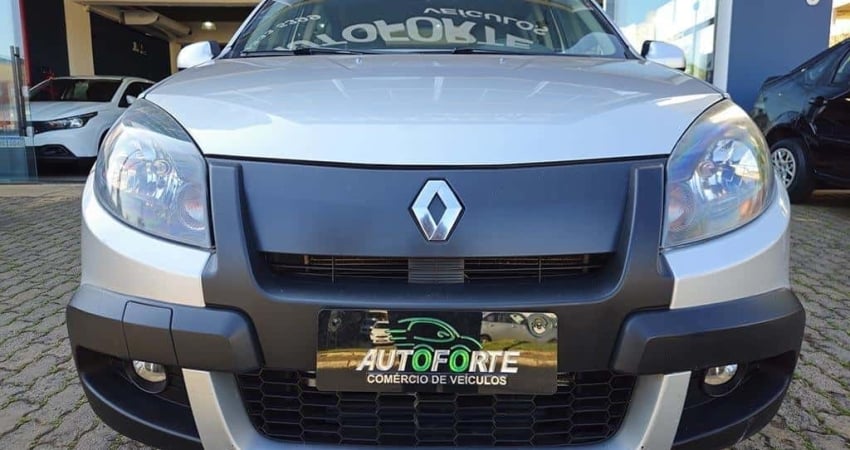 Renault Sandero STEPWAY 1.6 AUTOMATICO - Prata - 2013/2014