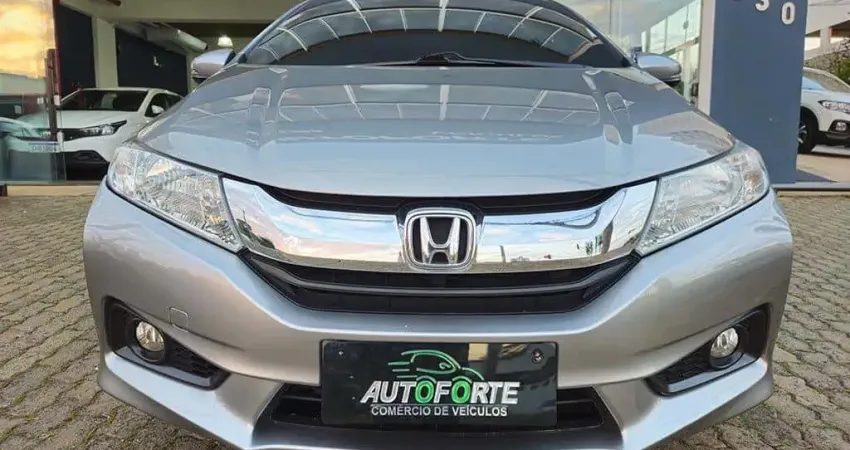 Honda City EX CVT 1.5 - Cinza - 2015/2015