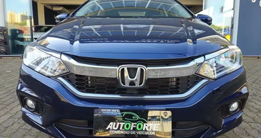 Honda City LX CVT - Azul - 2018/2019