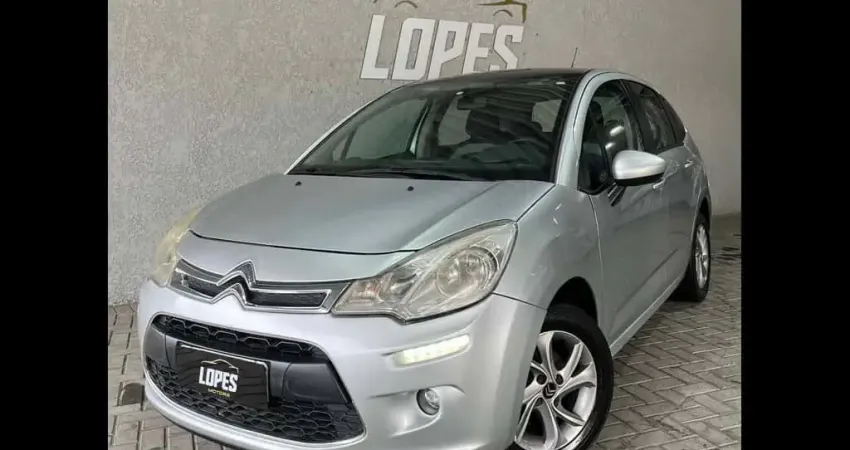 Citroën C3 Tendance 1.5 Flex 8V 5p Mec.  - Prata - 2013/2014