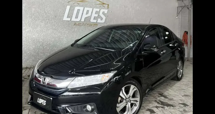 Honda City Sedan EXL 1.5 Flex  16V 4p Aut.  - Preta - 2017/2017