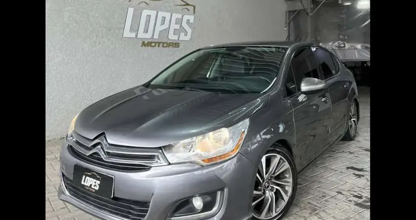 Citroën C4 LOUNGE Tendance 1.6 Turbo 4p Aut  - Cinza - 2014/2015