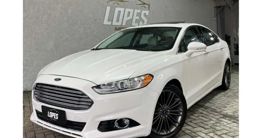 Ford Fusion Titanium 2.0 GTDI Eco. Awd Aut.  - Branca - 2016/2016