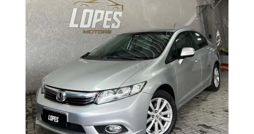 Honda Civic Sed. LXL/ LXL SE 1.8 Flex 16V Aut.  - Prata - 2012/2012