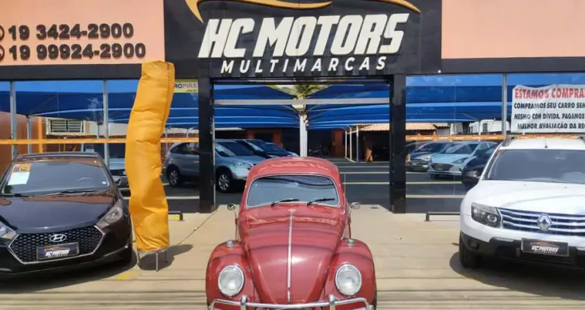 Volkswagen Fusca 1300 - Vermelha - 1970/1970