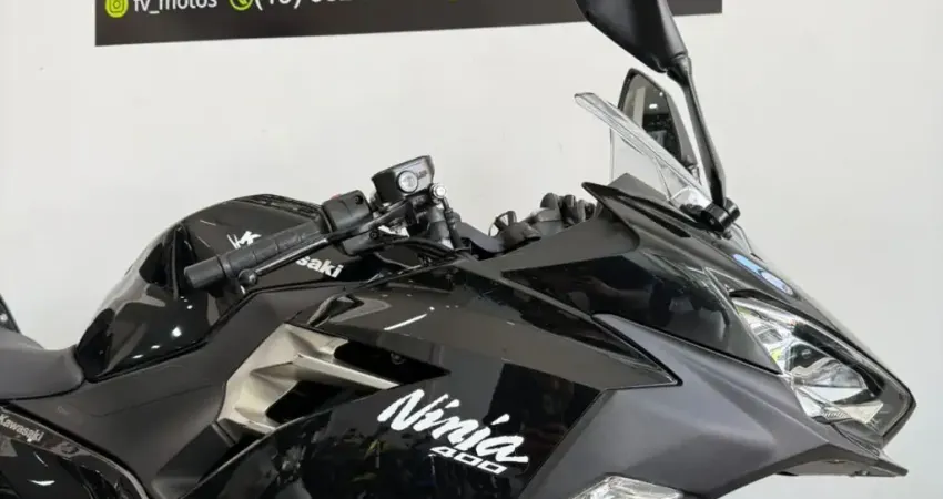 KAWASAKI NINJA 400 ABS PRETA 2021