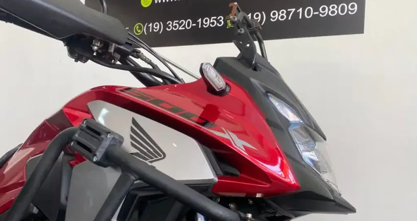 HONDA CB 500X ABS VERMELHA 2020
