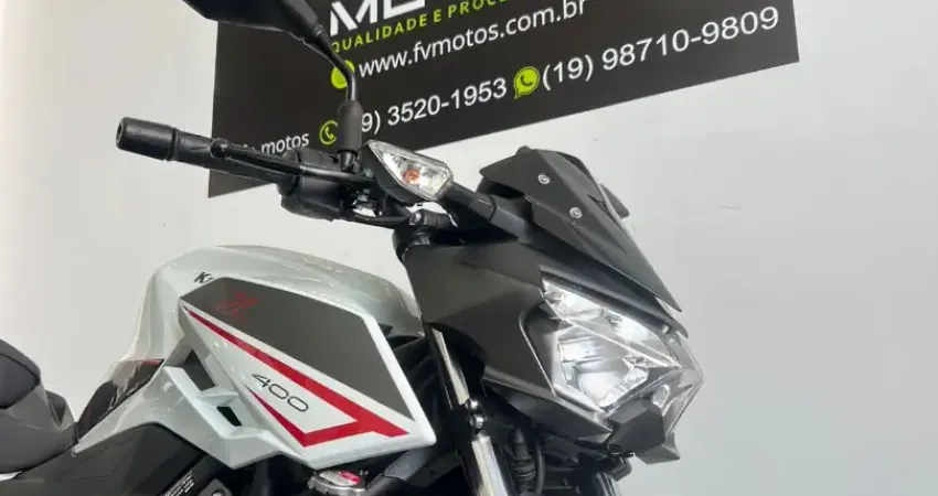 KAWASAKI NINJA 400 BRANCA 2022