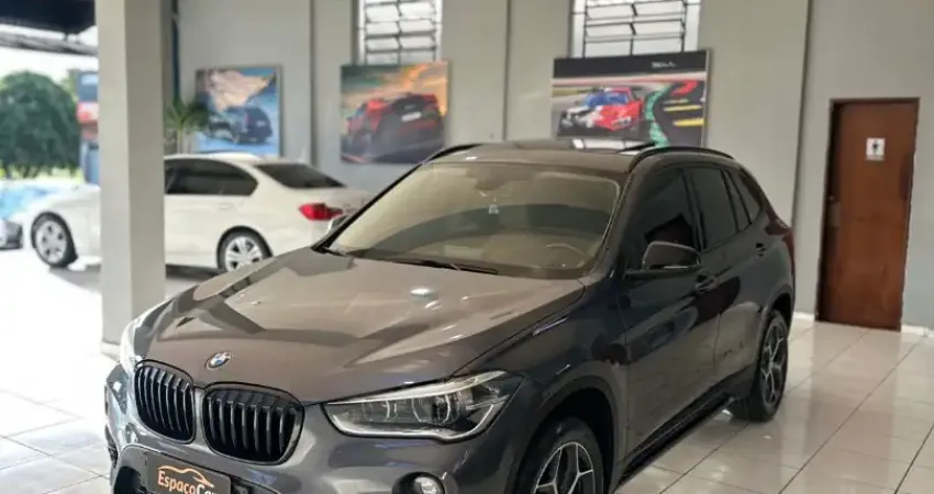 BMW X1 S20I ACTIVEFLEX 2018 COM TETO PANORÂMICO