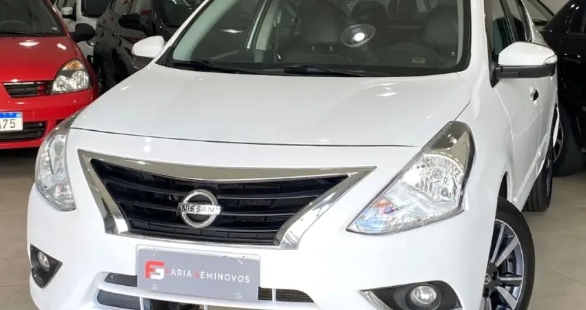 NISSAN VERSA UNIQUE SL 1.6 AUT CVT  2018 - BAIXÍSSIMO KM PNEUS EM EXCELENTE ESTADO - ÓTIMA CONSERVAÇ
