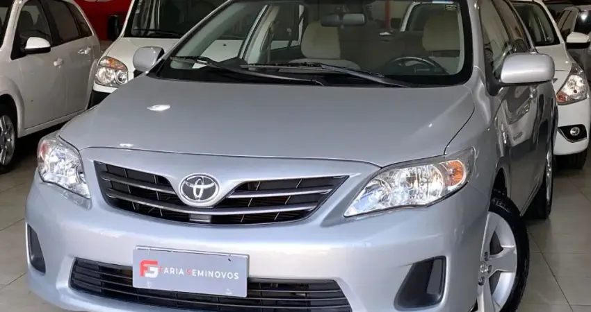 TOYOTA COROLLA GLi 1.8 AUT 2013 EXTREMA PROCEDÊNCIA - NÃO POSSUI LEILÃO E  NÃO POSSUI SINISTRO
