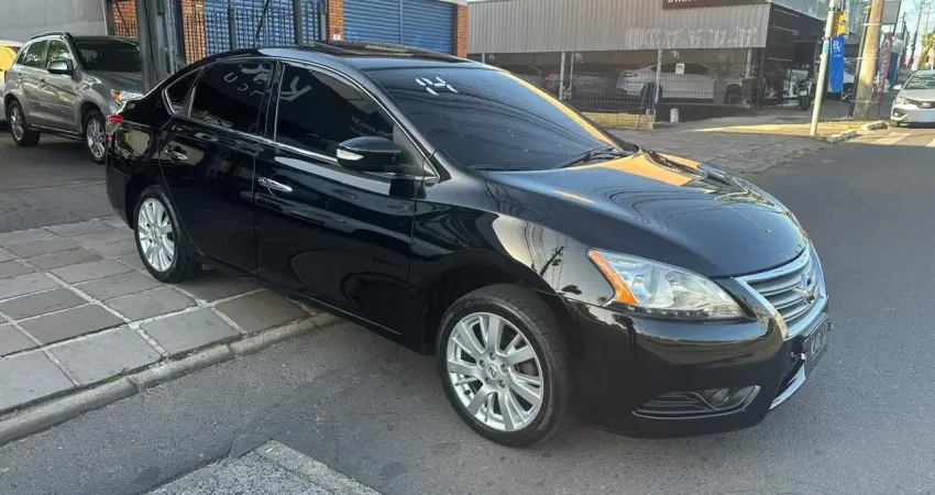 Sentra SL 2.0 CVT 2014 -Versão top de linha, super completo com teto solar-