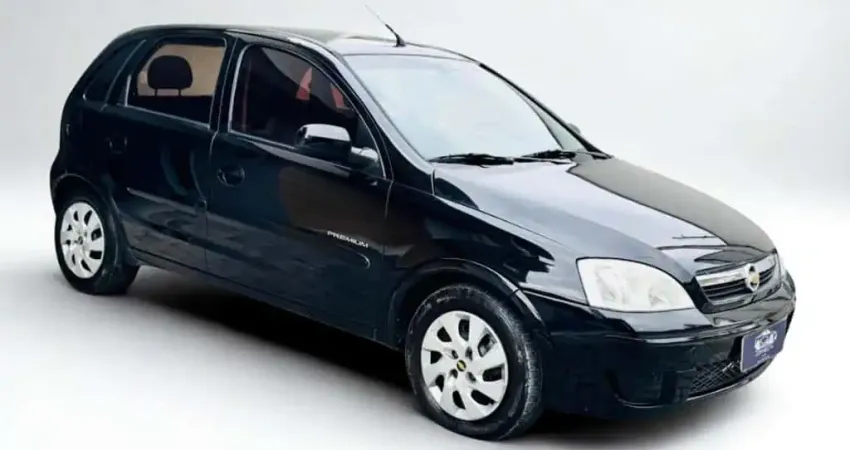 Chevrolet Corsa Hatch Corsa Hat. Premium 1.4 8V ECONOFLEX 5p  - Preta - 2009/2010