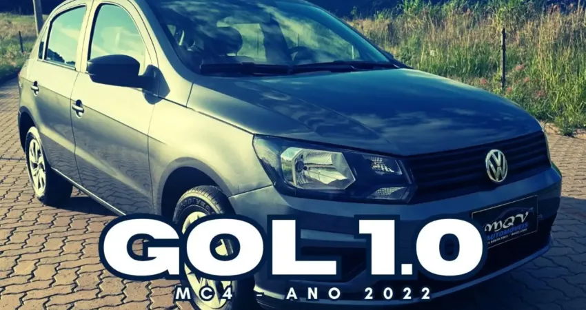 GOL 1.0  12V ANO 2022 CINZA ESCURO COMPLETO, CARRO MUITO CONSERVADO