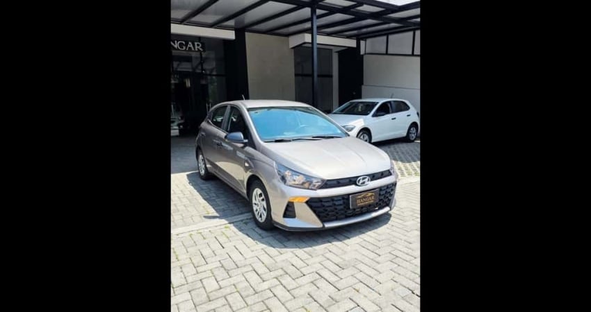 Hyundai HB20 Sense 1.0 Flex 12V Mec. - Prata - 2023/2024