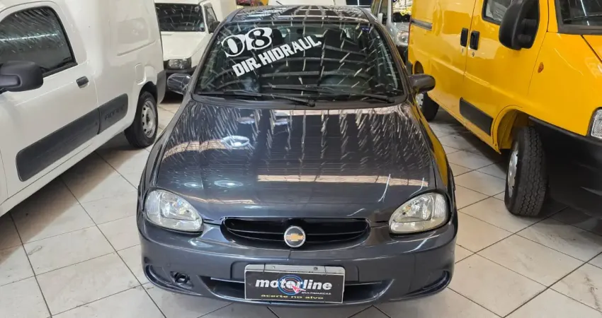 GM CORSA SEDAN CLASSIC 1.0 FLEX  DIREÇÃO HIDRÁULICA  RODAS  2008