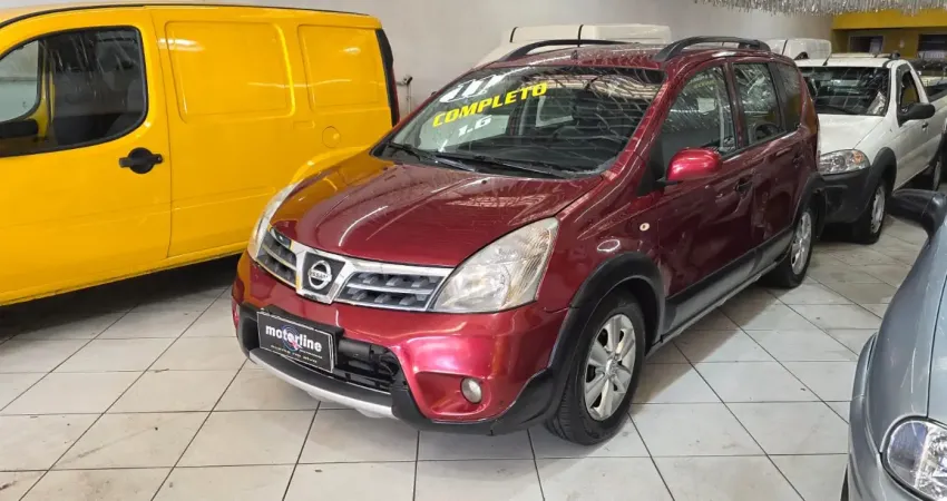 NISSAN LIVINA 1.6 SL X-GEAR FLEX COMPLETA + COURO ,RODAS 2011 