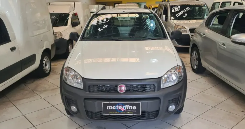 FIAT STRADA WORING 1.4  FLEX CAPOTA MARÍTIMA PROTETOR DE CAÇAMBA  2016