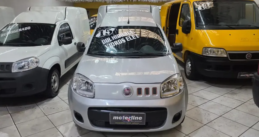 FIORINO FURGÃO PRATA 1.4 FLEX E GNV REVISADA ÓTIMO ESTADO  2015