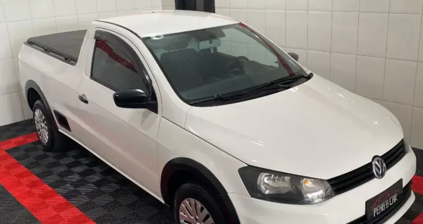 VW Saveiro 1.6 CS 2014 – Robustez, Economia e Capacidade para o Trabalho!