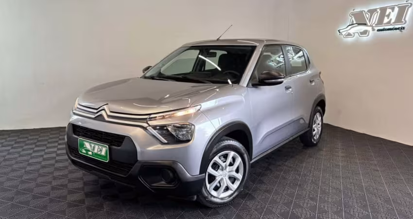 Citroën C3 Live Pack 1.0 Flex 6V 5p Mec.  - Cinza - 2023/2024