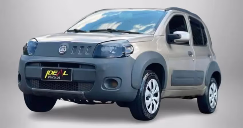 Fiat Uno Way 1.4 Evo Fire - Bege - 2010/2011