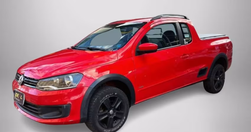 Volkswagen Saveiro 1.6 Mi  - Vermelha - 2013/2014